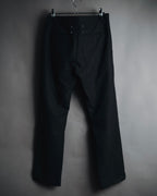 "Maison Margiela" 2016AW drawstring wool tailored slacks