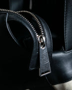 "BOTTEGA VENETA" 19AW Canvas & leather combination 2way bag
