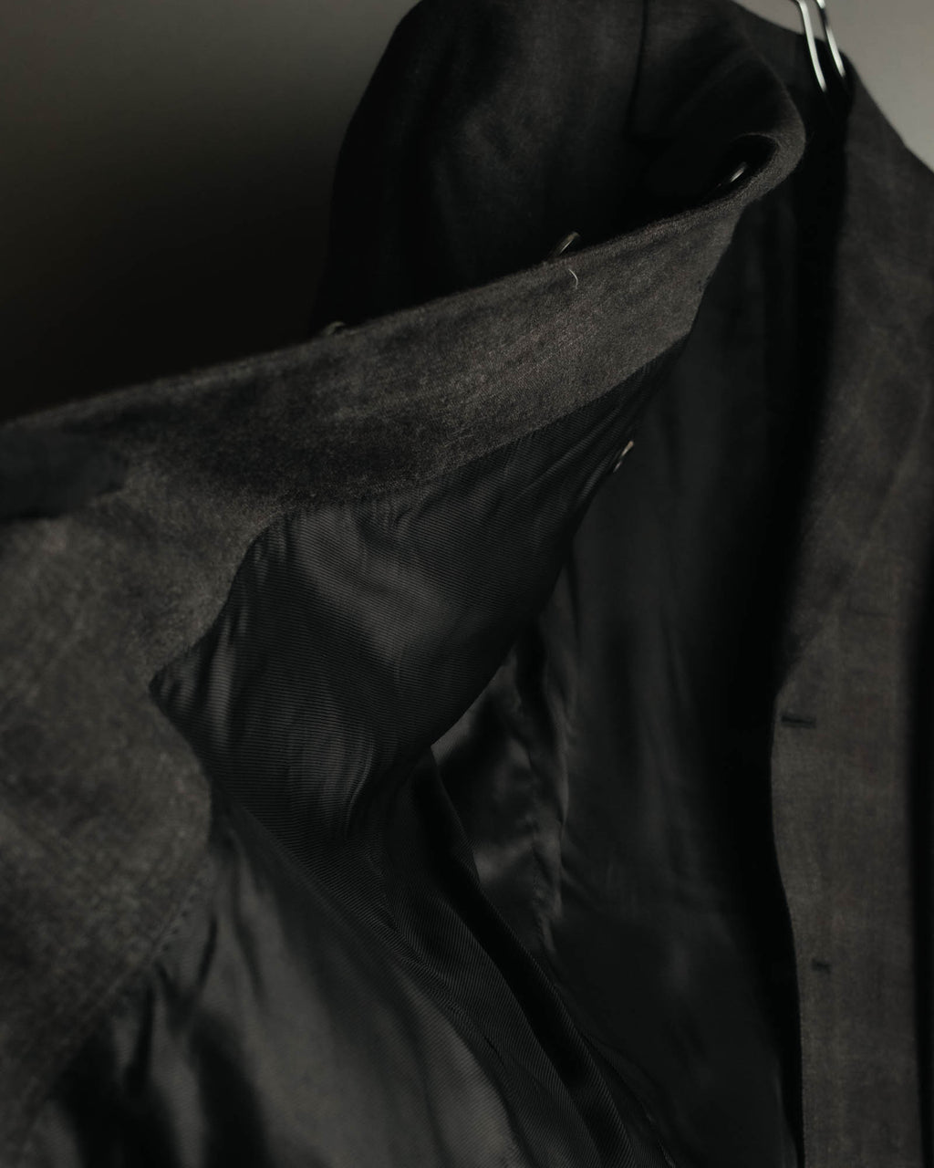 “PRADA” 90’s-00’s Wool cashmere checked tailored jacket
