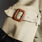 "BURBERRYS" Traditional belt design long length trench coat