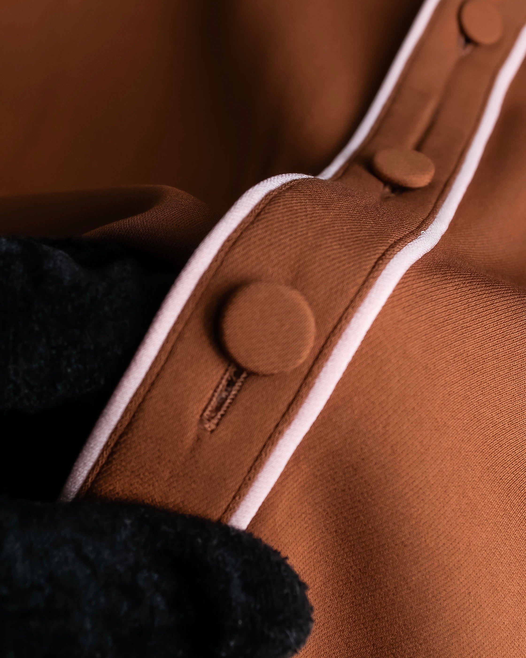 "GUCCI" Piping design soft drape shirt