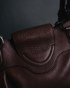 "Salvatore Ferragamo" 00’s Soft gathered gancini top-handle bag