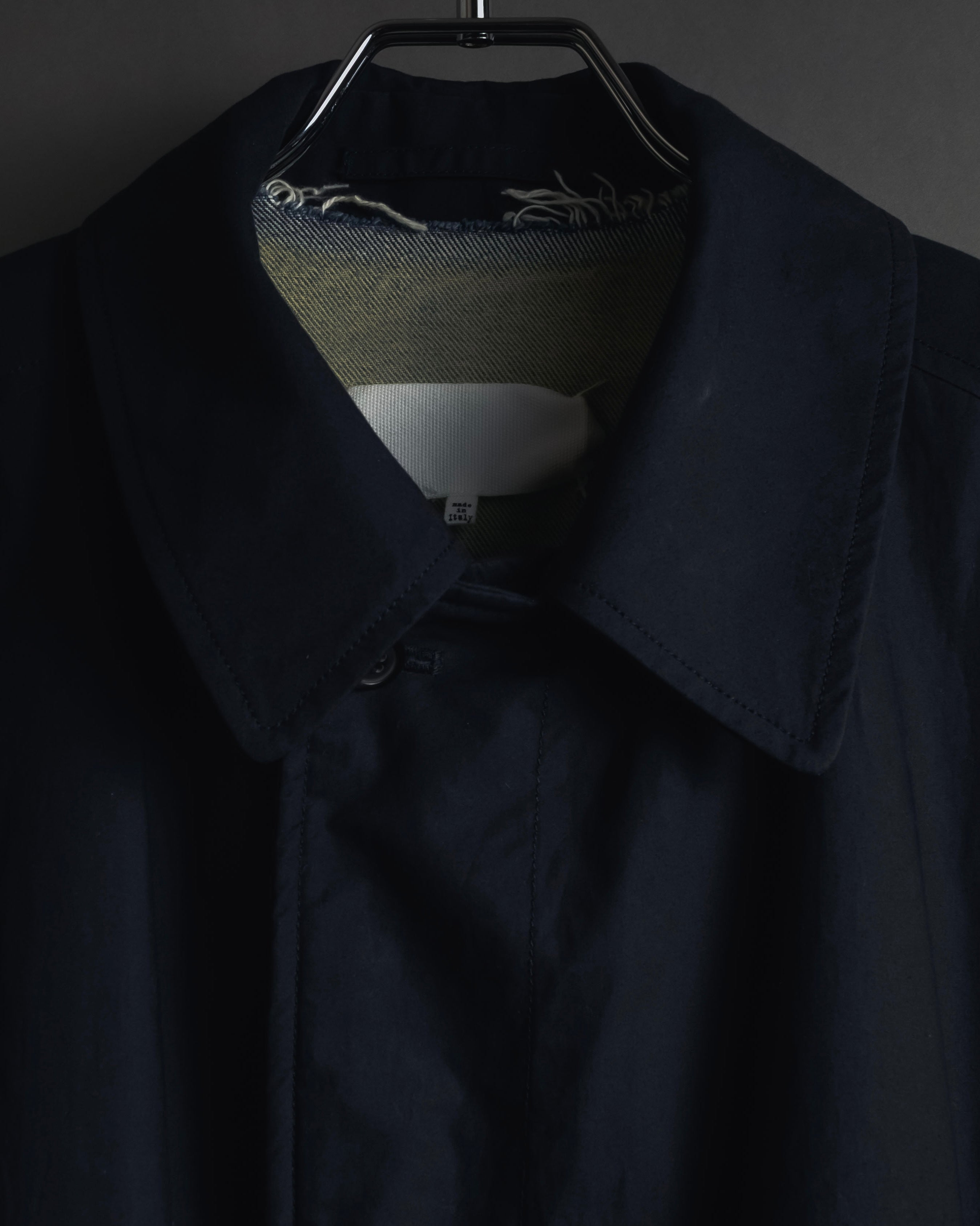 -SPECIAL- "Maison Margiela" 20SS Denim jacket Docking design coat