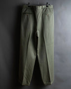 Vintage khaki green wide slacks