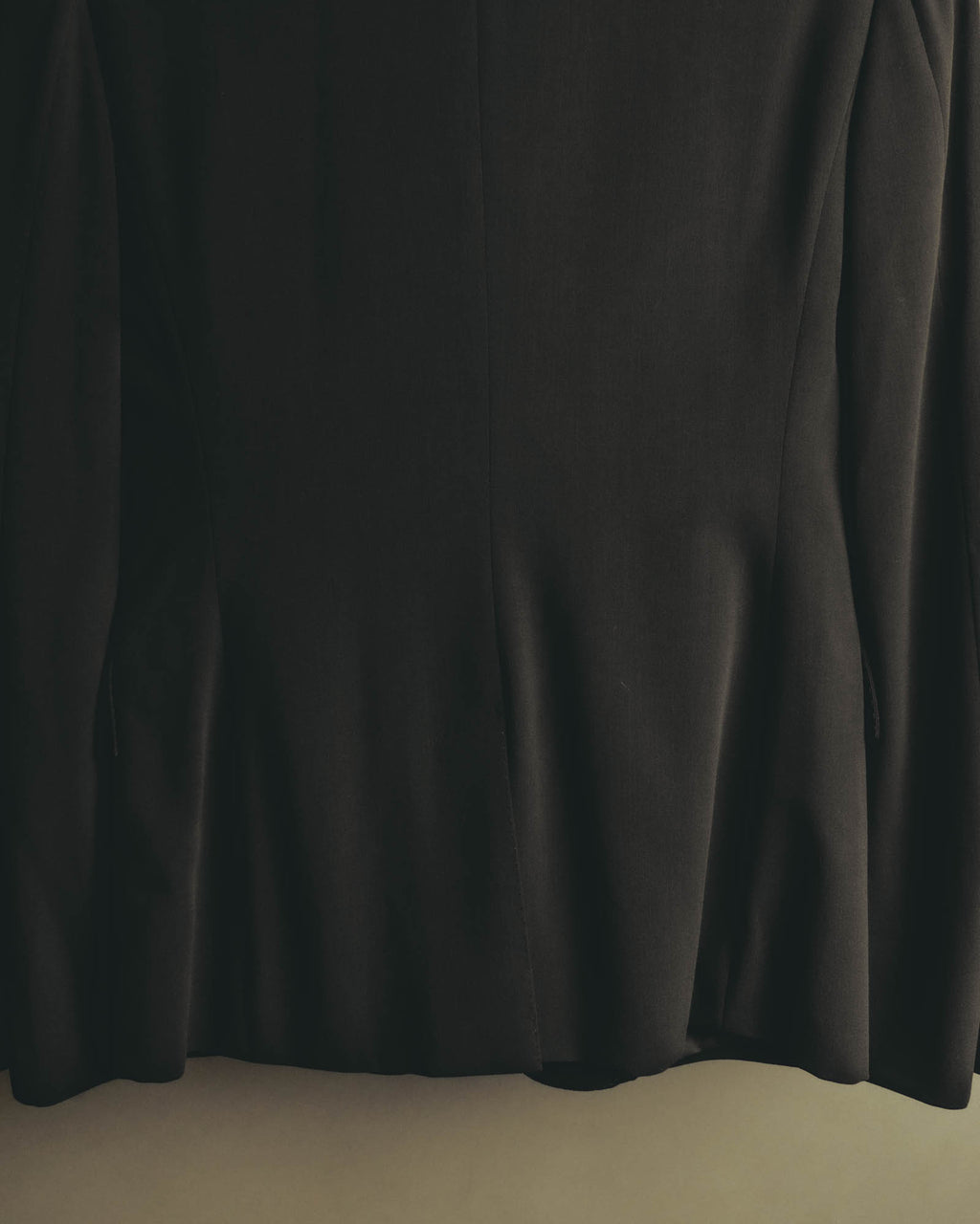 "GUCCI" 90's Sharp black tailored blazer