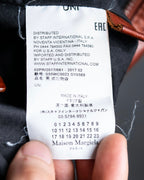 "MAISON MARGIELA" Genuine leather 2way brown color sailor bag