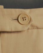 –SPECIAL– “HERMÈS” 90’s silk-lined wool wide trousers