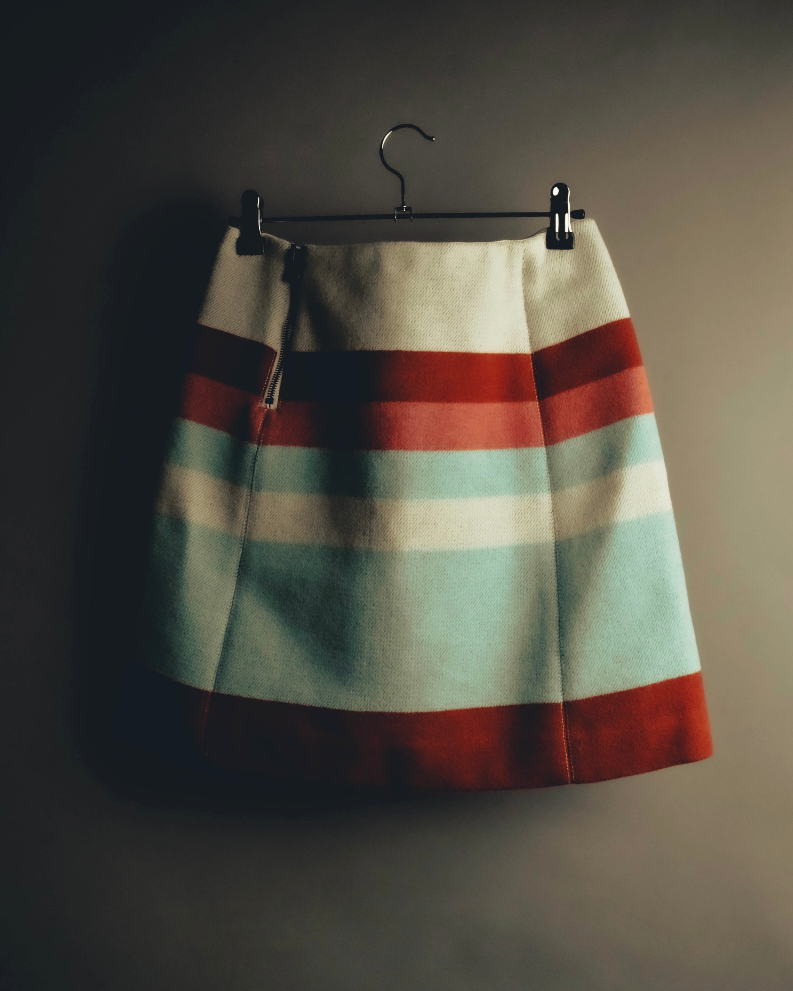 "See By Chloé" 00's-10's Textured striped wool blend mini skirt
