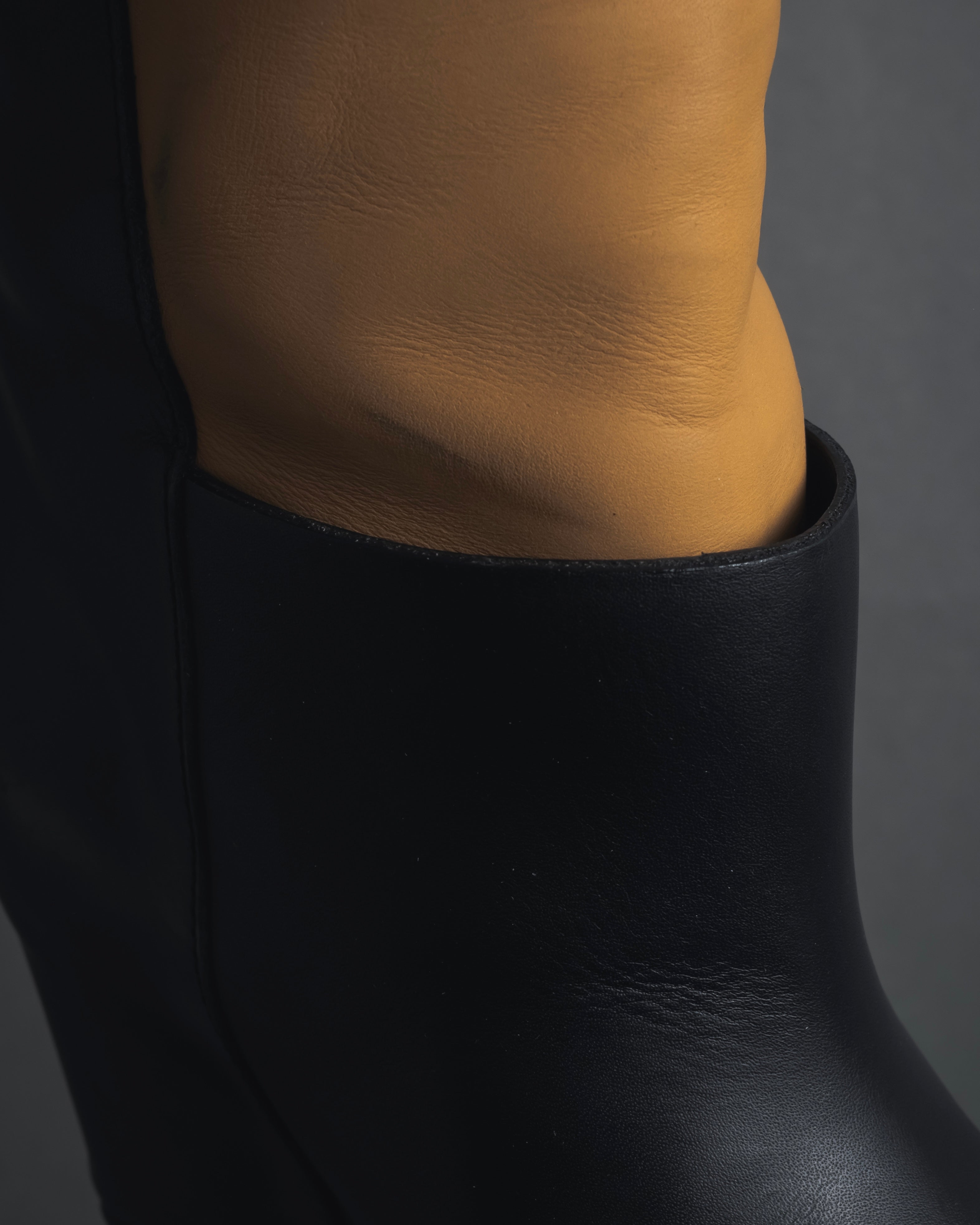 "MM6 Maison Margiela" Bicolour leather long boots