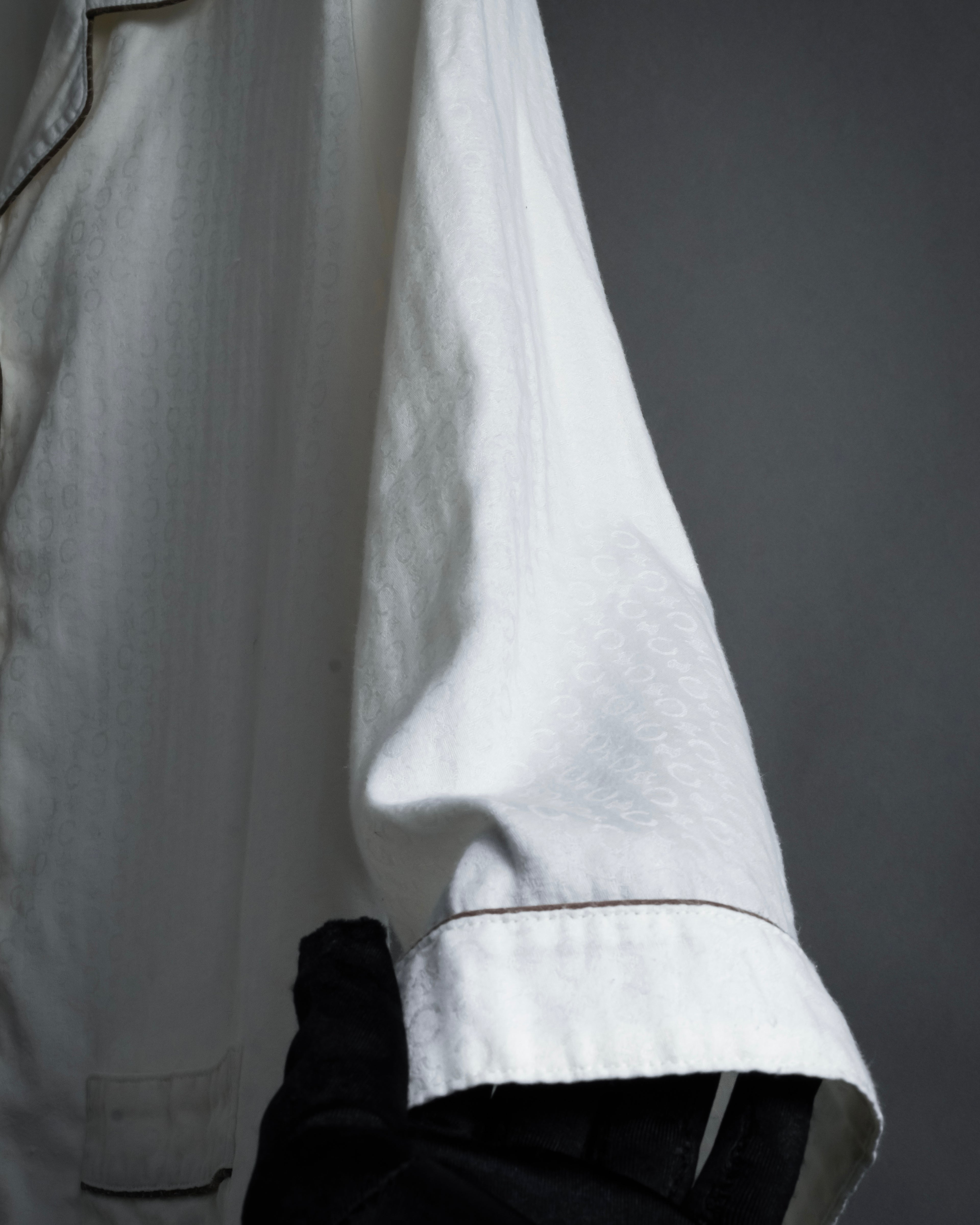 "CELINE" 90's-00's Macadam print pajama set up