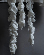 "Yohji Yamamoto POUR HOMME" Long ruffle design soft cotton T-shirt