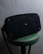 "MAISON MARGIELA" 5AC Harako leather corduroy combination 2way bag