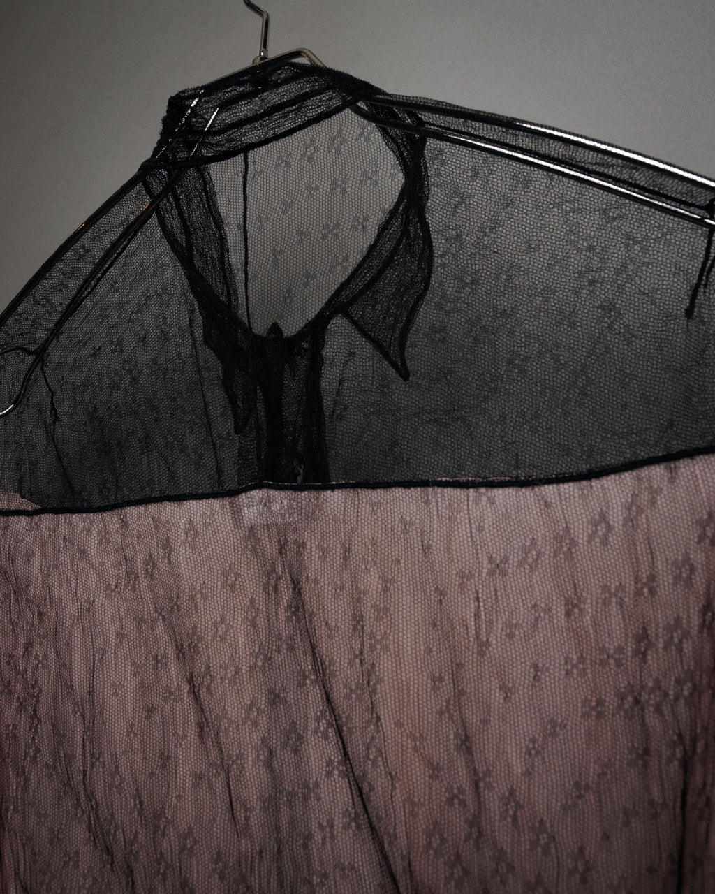 -SPECIAL- “CHANEL” 2014-2019 Sheer lace bow blouse