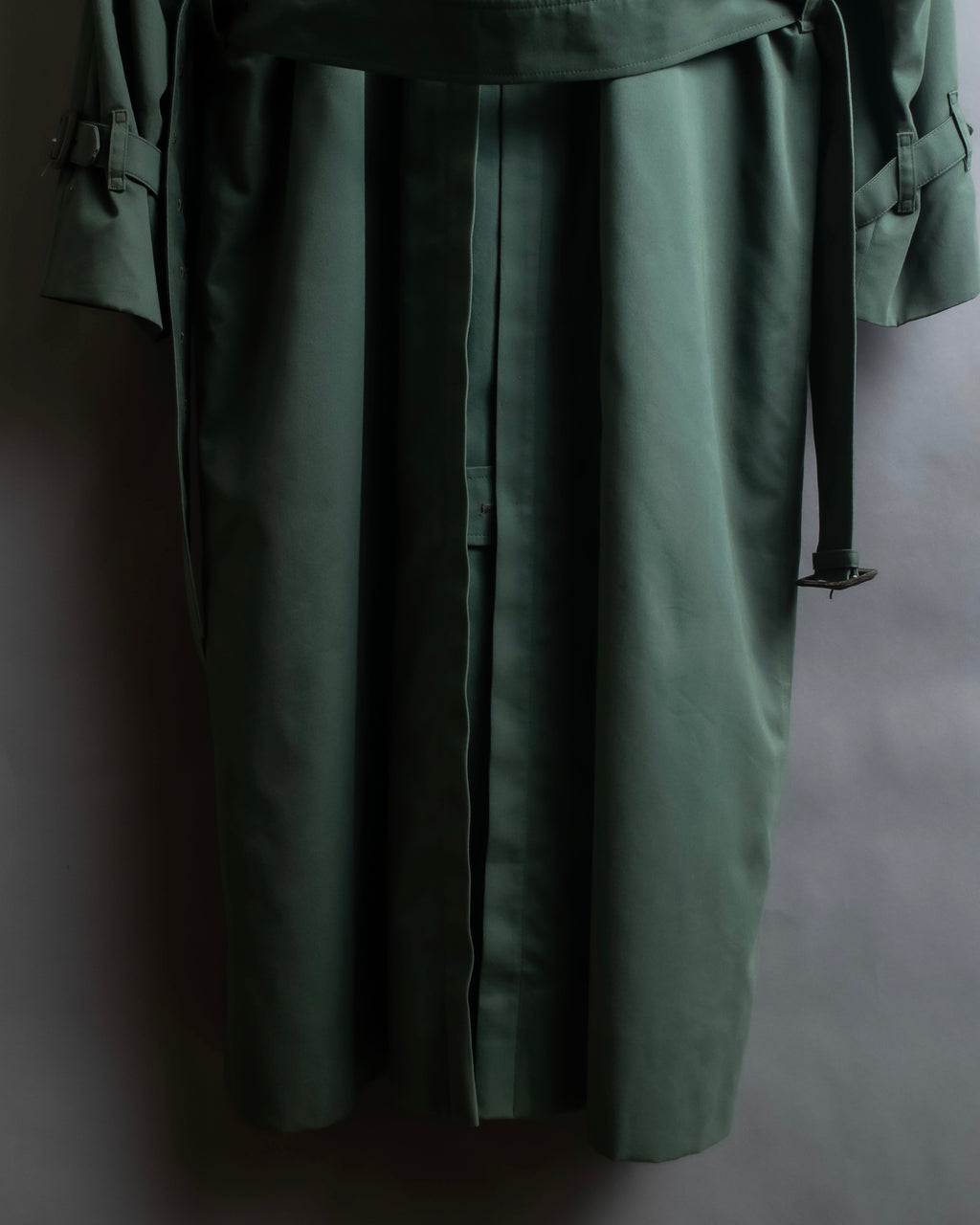 "BURBERRYS" Military detail oversized belted trench coat