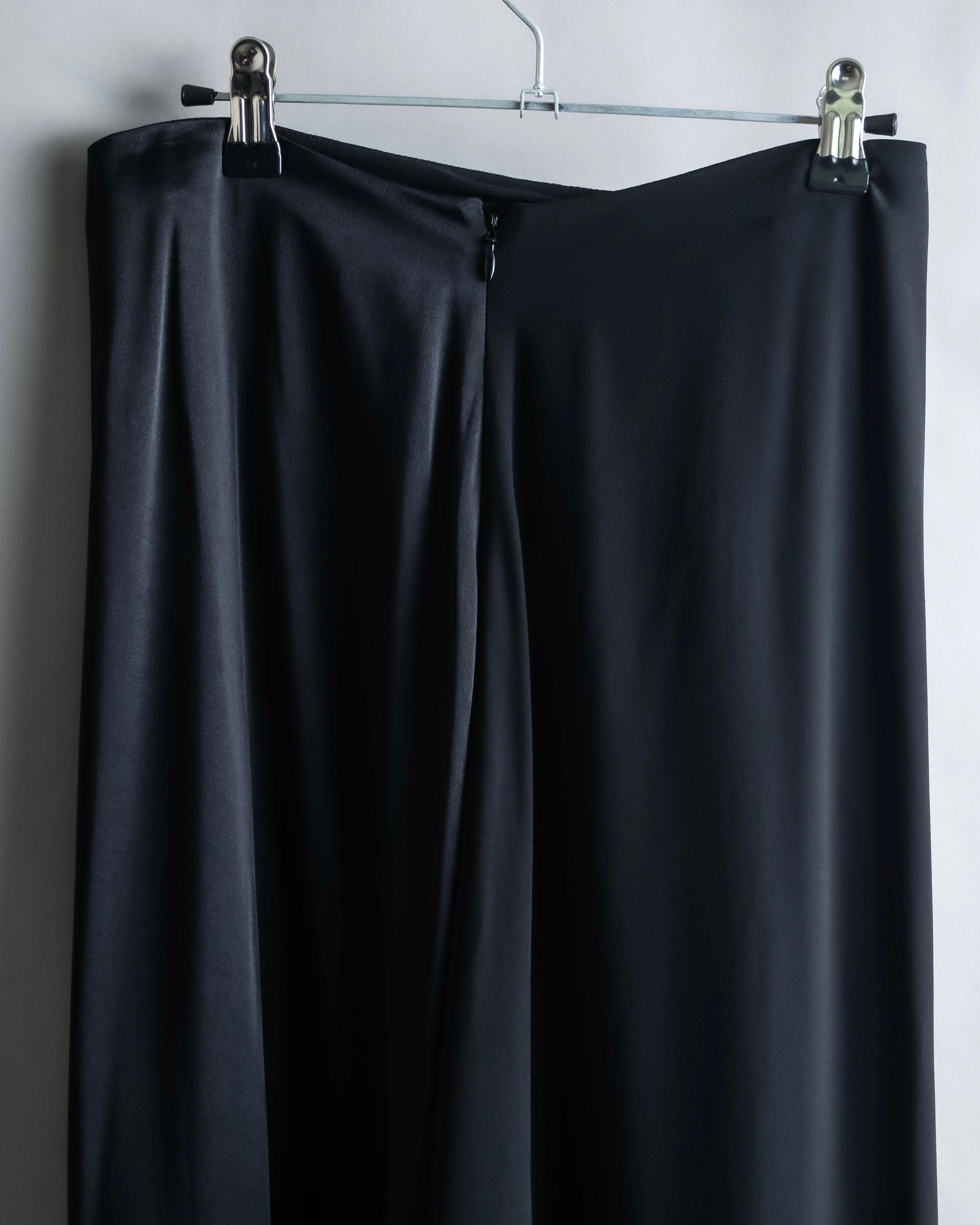 "MARNI" Drawstring design maxi length draping skirt