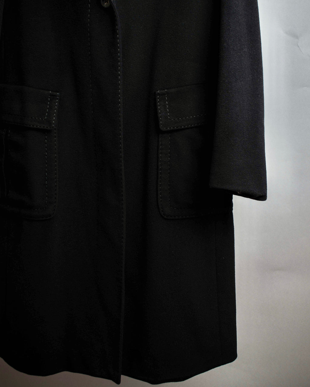 "Max Mara" Stitch design draping chester coat