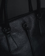 "PRADA" 90’s-00’s Vitello daino leather doctor bag