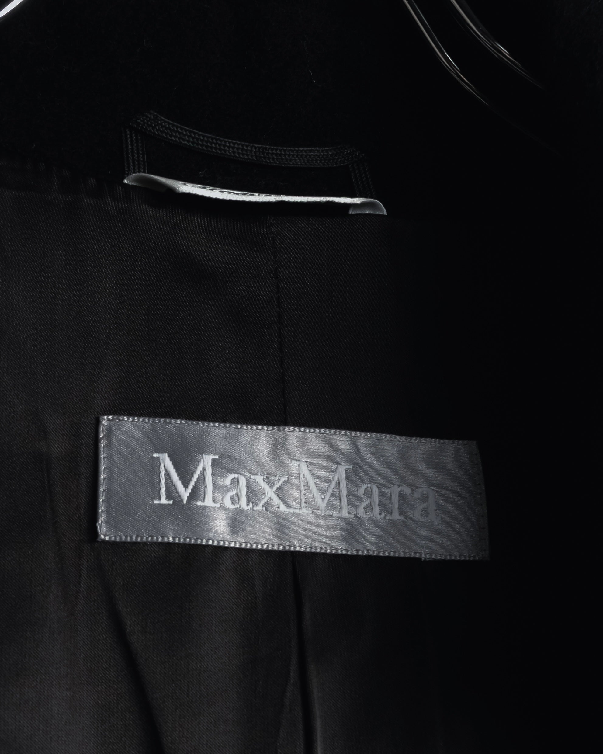 "Max Mara" 90’s-00’s Double-breasted virgin wool coat
