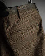 "PAUL SMITH" Flaming detail glen plaid set up