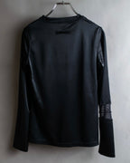 "JEAN PAUL GAULTIER FEMME" Sheer mixed material design pullover