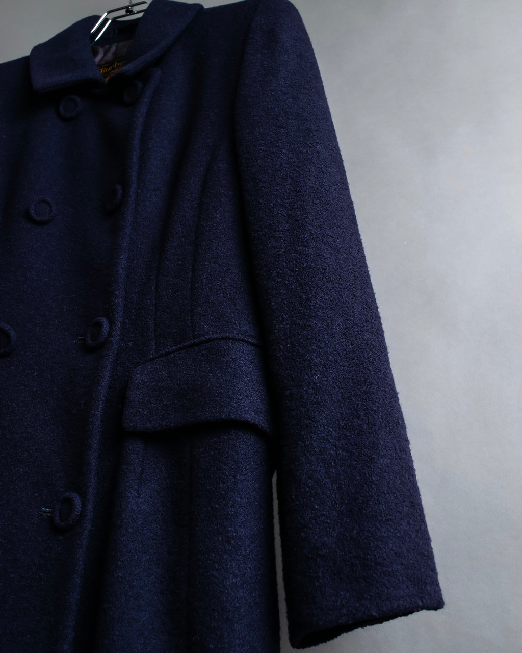 "BURBERRY"  Wool blend oversized double breasted soutien
coat