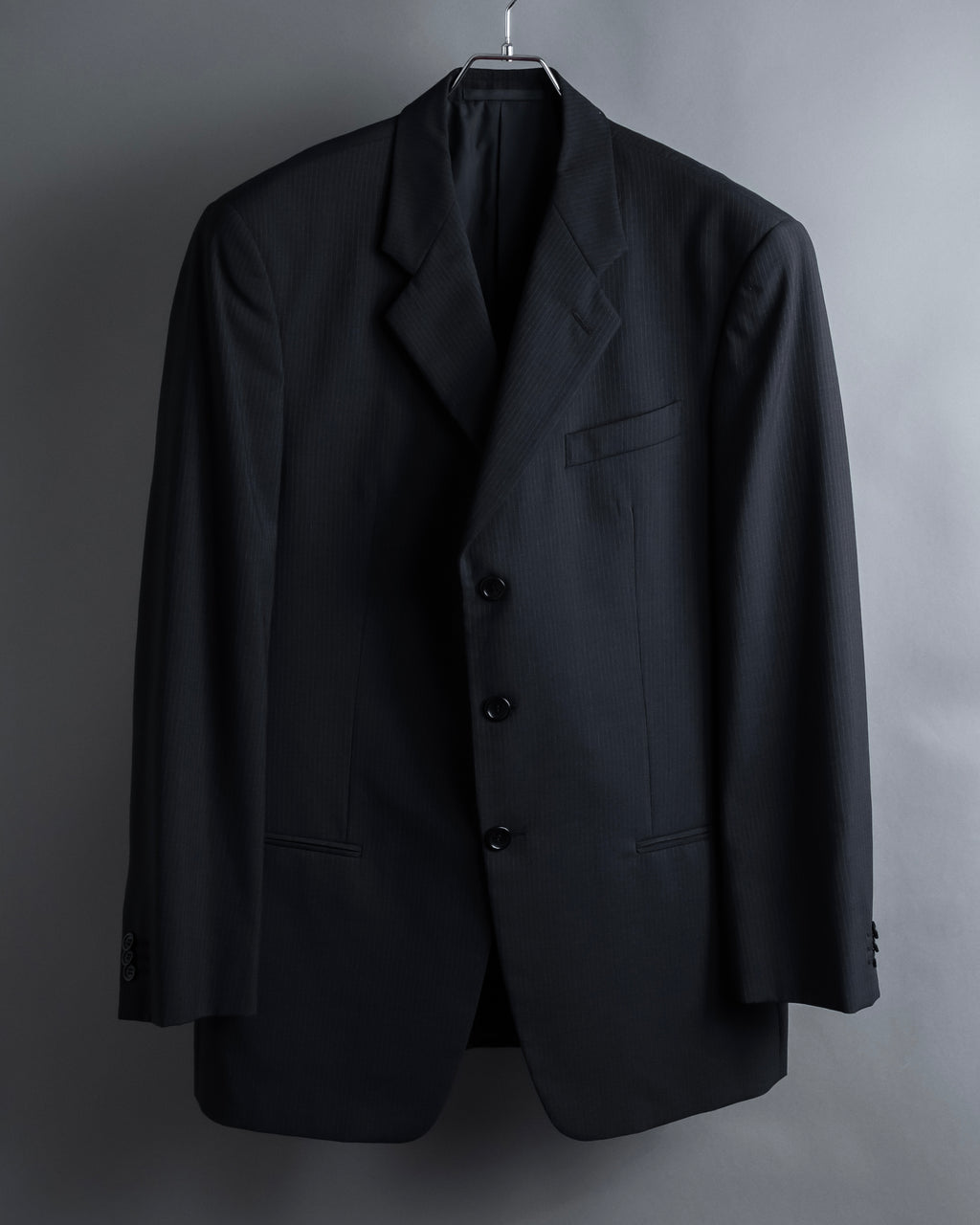 "ARMANI COLLEZIONI" Notched drape classically tailored jacket