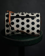 “michino PARIS” 2010’s Graphic pattern salut shoulder bag