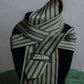 "JEAN PAUL GAULTIER" Stripe & watercolor women pattern neck tie