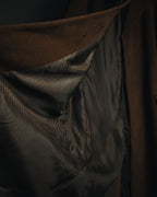 –SPECIAL– "LOEWE" 90’s cashgora blend tailored overcoat