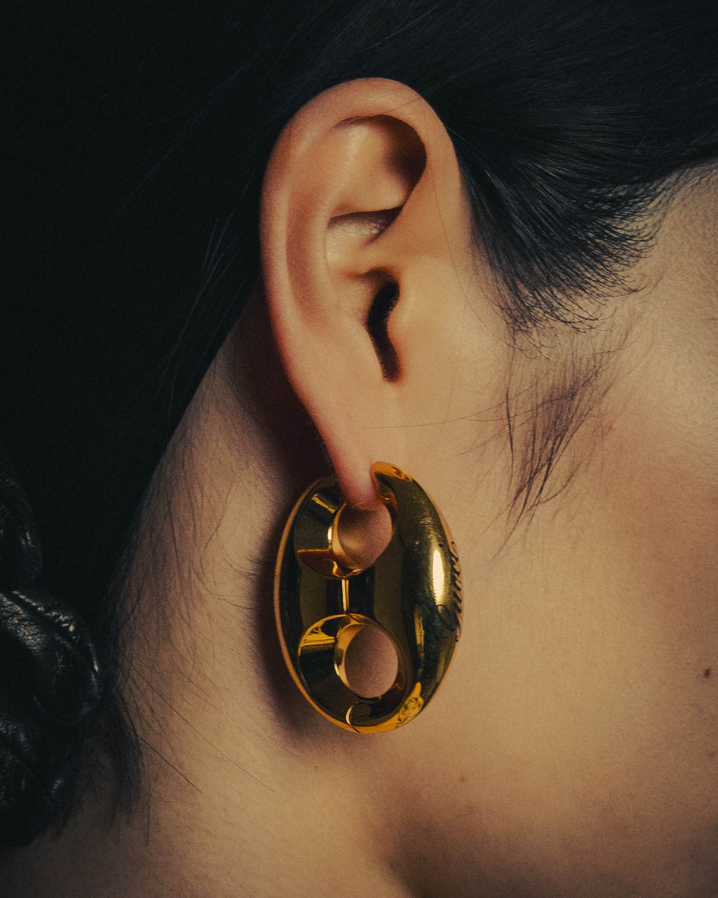 –SPECIAL– "GUCCI" Sculptural marina chain pierce