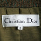 "Christian Dior" Unique fastening pile fabric coat