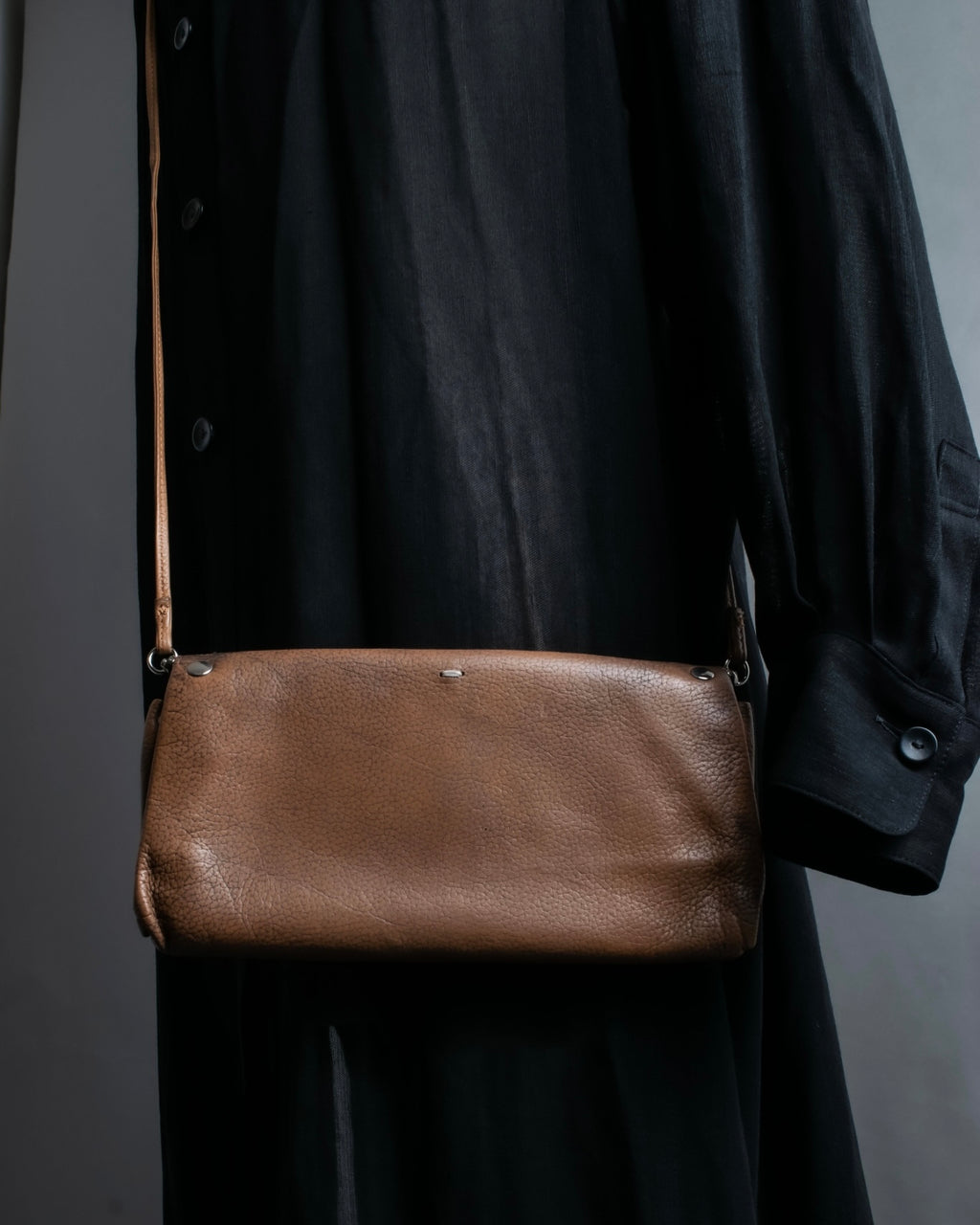 "Maison Martin Margiela" Compact Shoulder Special Leather Bag