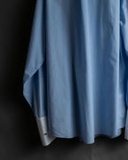 "BROOKS BROTHERS" Large cuffs design cleric oversized shirt