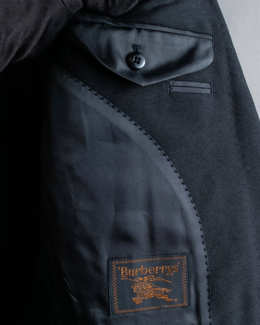 "BURBERRYS" Mohair mix classical tailored three-piece suit