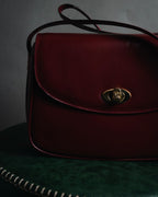 "CELINE" 2019-22 Heritage turn-lock box calf shoulder bag