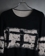 “CHANEL” 90’s-00’s Abstract grid knit top