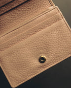 "GUCCI" 2010's-20's Pink bee motif trifold wallet