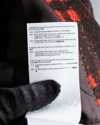 "HUGO BOSS" Plaid brushed wool tailored coat