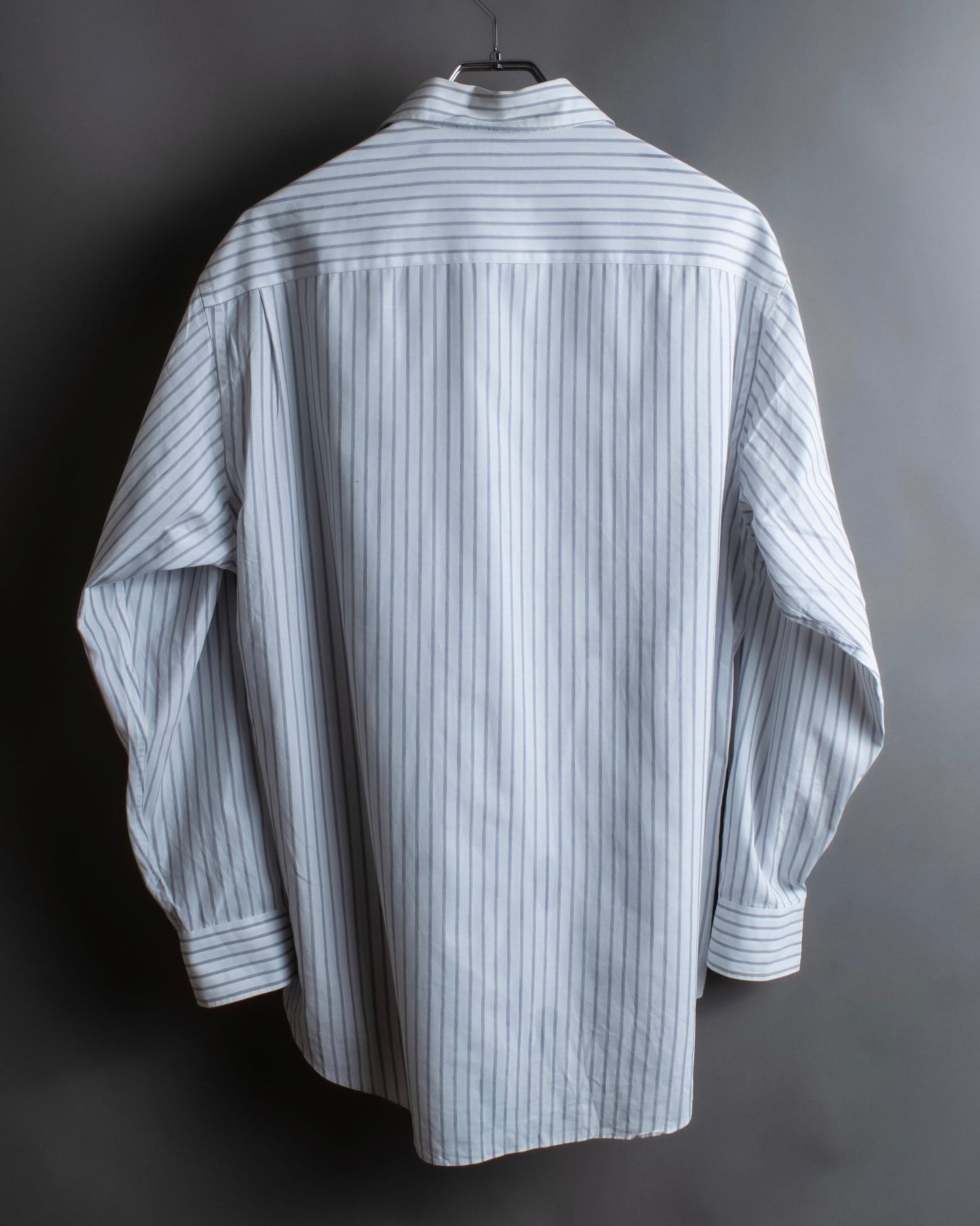 "YVES SAINT LAURENT" Button down design striped shirt