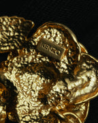 “KENZO” 90’s-00’s sculptural rose motif bracelet