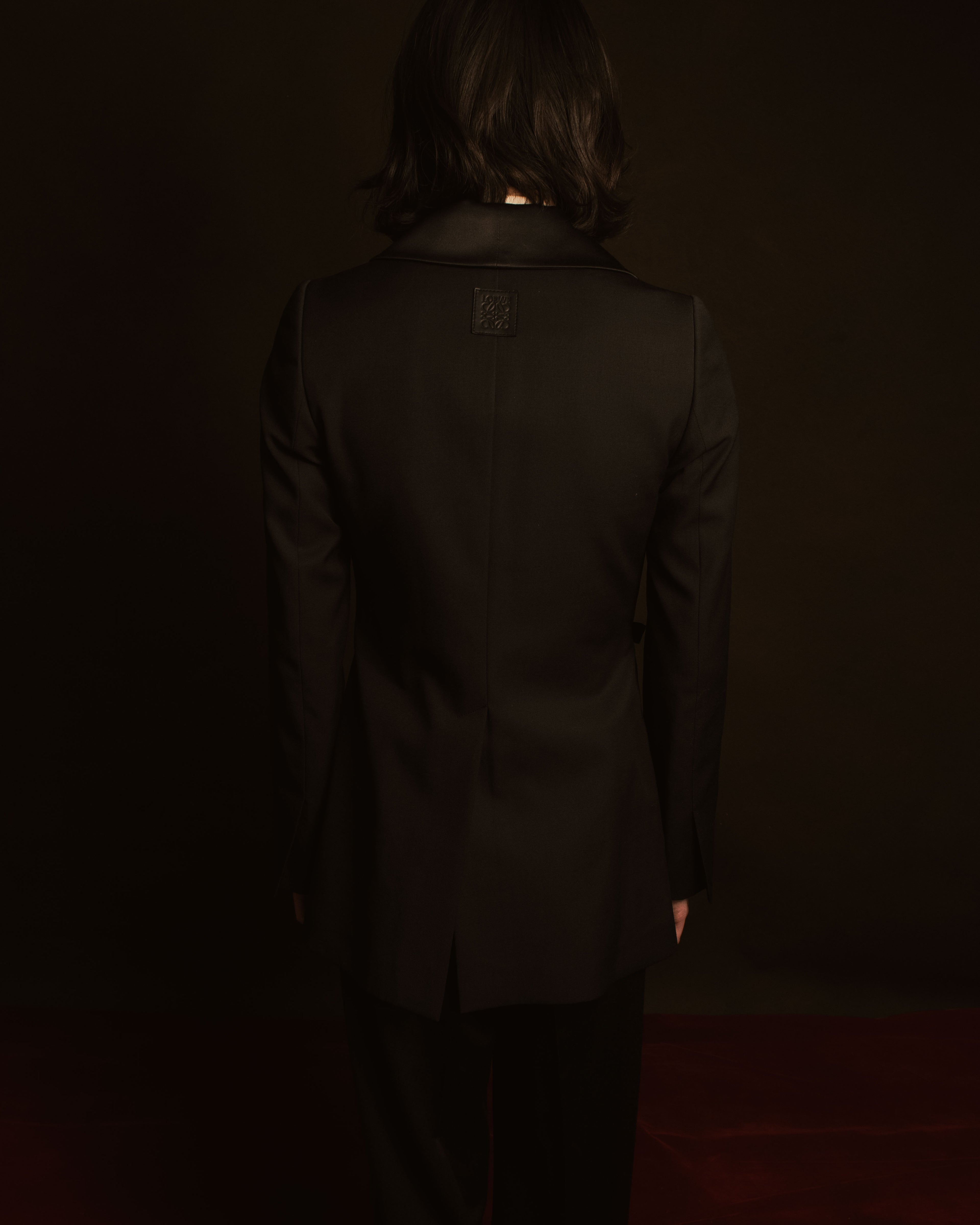 –SPECIAL– "LOEWE"2010’s-20’s wrap-front shawl collar tuxedo jacket