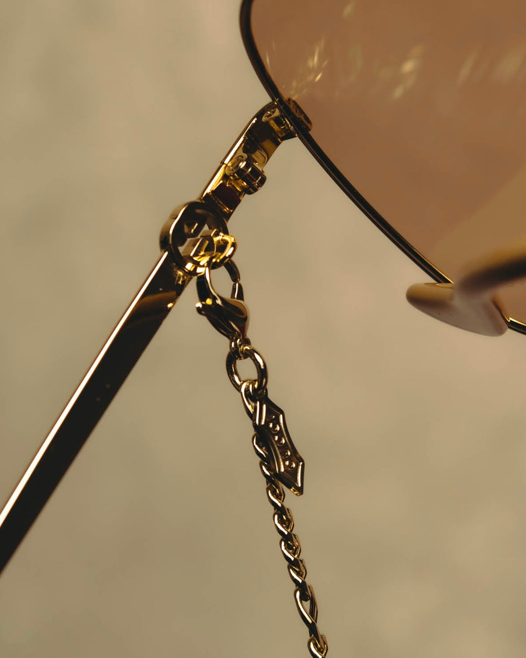-SPECIAL- “GUCCI” 2016-2022 chain detailed oversized sunglasses