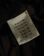 "VAL by VALENTINO" Military detailing hidden placket melton coat