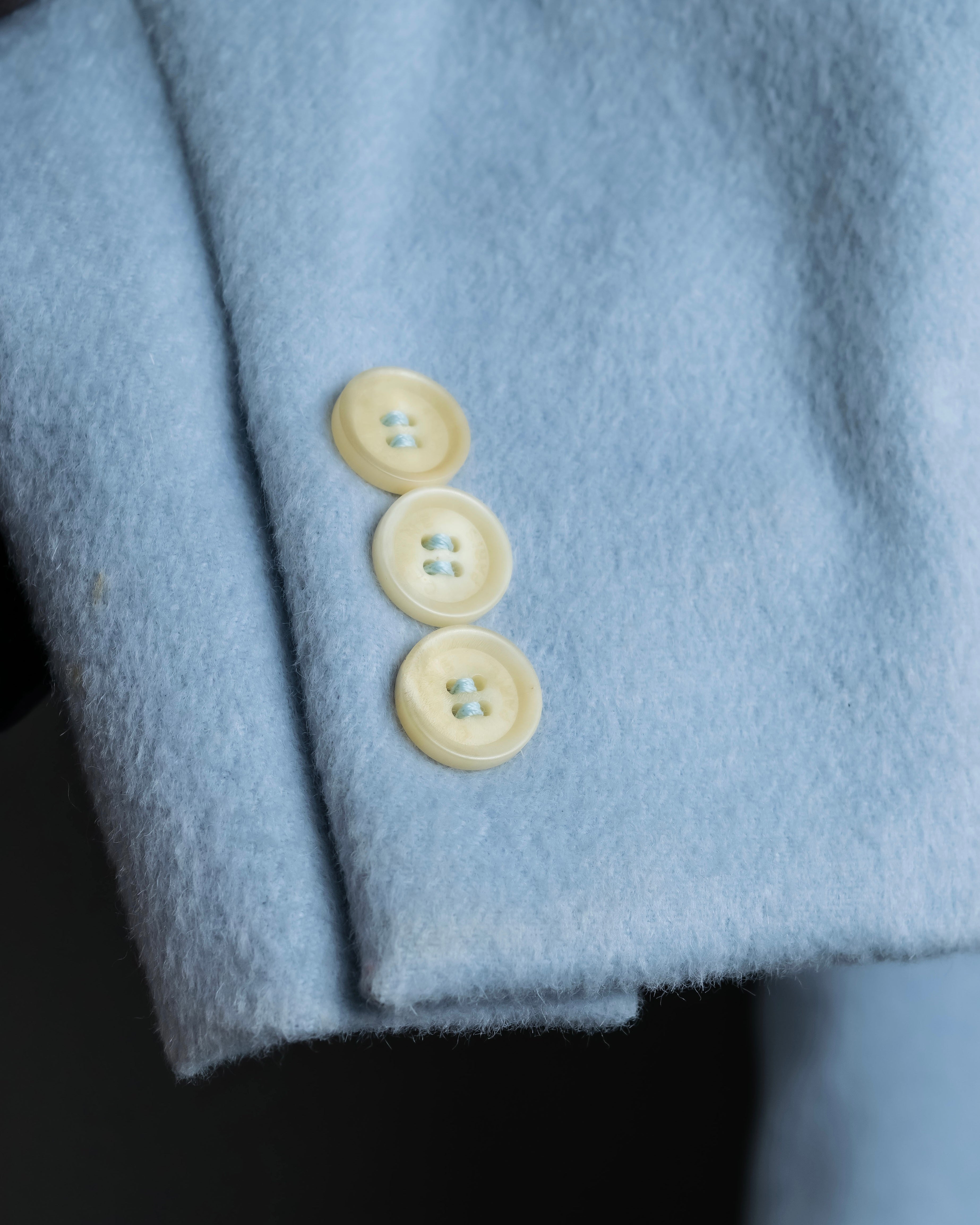 “CELINE “ beautiful shaped sky blue tailored jacket