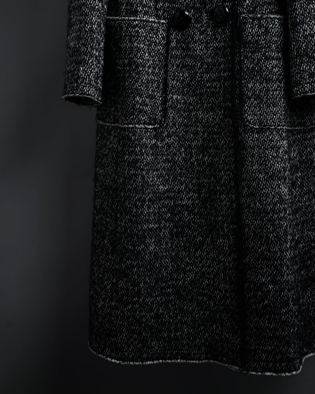 "Dolce & Gabbana" Double-breasted beautiful tweed long coat