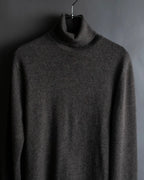 "HERMES" Margiela period cashmere high neck knit pullover