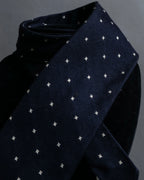 "COMME des GARCONS
 HOMME" Square diamond pattern sample necktie