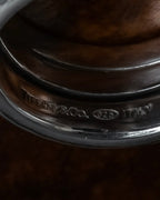 "Tiffany&Co" Open diagonal silver925 ring