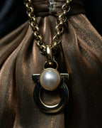 "Salvatore Ferragamo" Gancini design necklace