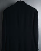 "GIORGIO ARMANI" 90’s Minimalist draped maxi long coat